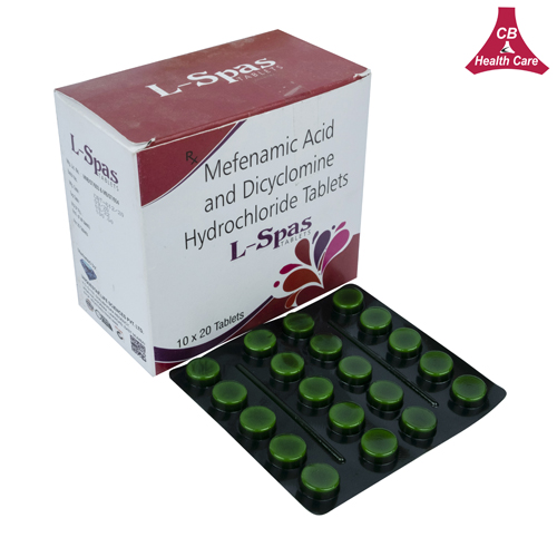 Mefenamic Acid+ Dicyclomine Hcl Tablets