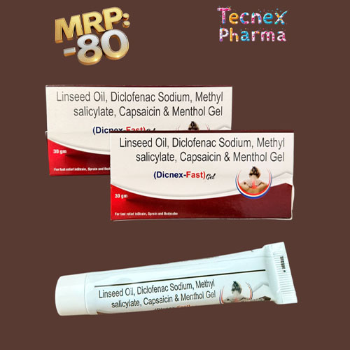 Diclofenac Sodium + Linseed Oil + Methyl Salicylate + Menthol Gel