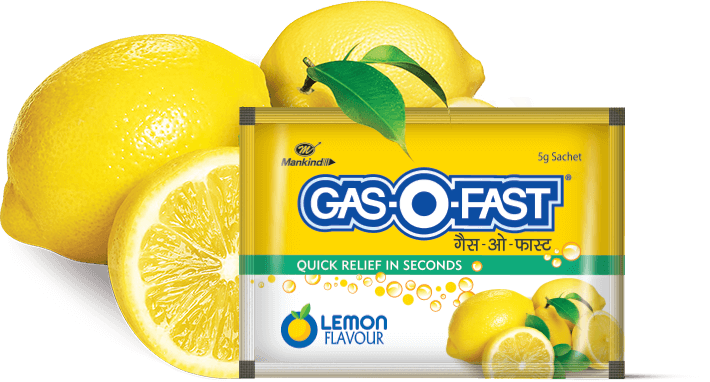 Gas-O-Fast Lemon Sachet