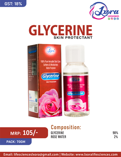 LXORA'® GLYCERINE 98% + ROSE WATER 2%
