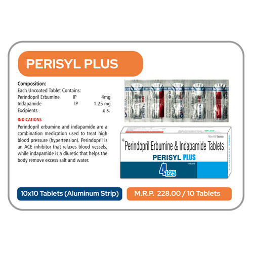 PERISYL PLUS-4/1.25 TABLETS