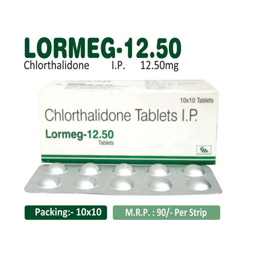 Chlorthalidone 12.5mg Tablets