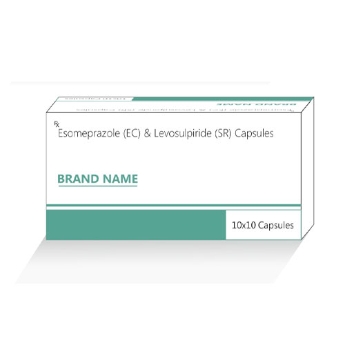 Esomeprazole 40mg + Levosulpiride 75mg SR Capsules
