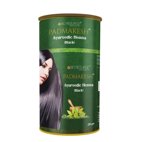 BIO RESURGE LIFE Ayurvedic Henna Natural Hair Colours (Black)