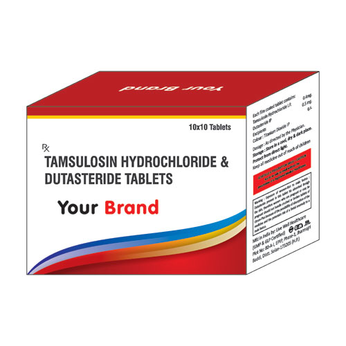 Tamsulosin Hydrochloride 0.4mg + Dutasteride 0.5mg Tablets