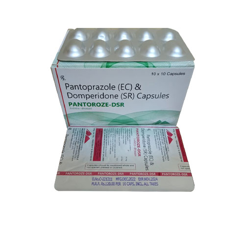 Pantoprazole Sodium 40mg + Domperidone 30mg Capsules