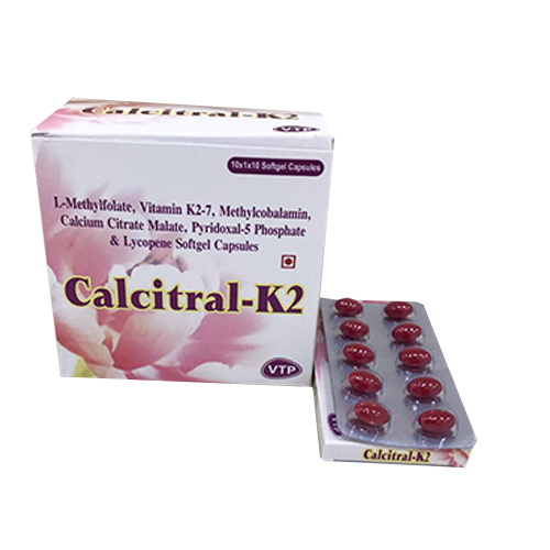 Calcitral-K2 Softgel Capsules