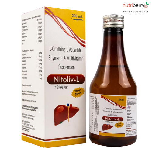 Silymarin 35mg+L-Ornithine150mg+Choline Citrate475mg+Vitamin B1+D-panthenol3mg+ B-Complex Suspension