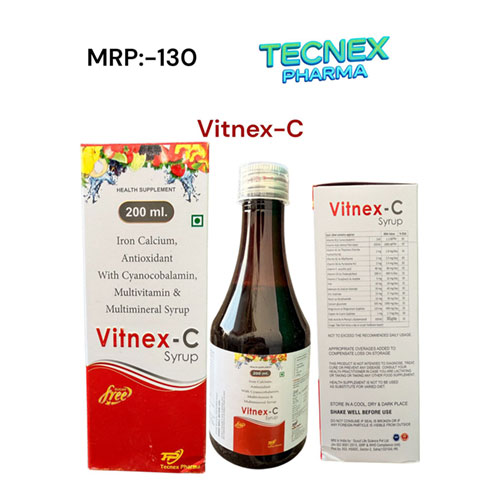 Iron Calcium + Antioxidant with Methylcobalamin + Multivitamins + Multininerals Syrup