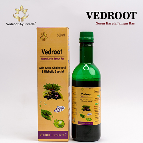 VEDROOT-NEEM  KARELA JAMUN RAS