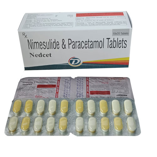 Nimesulide 100mg + Paracetamol 325mg Tablets