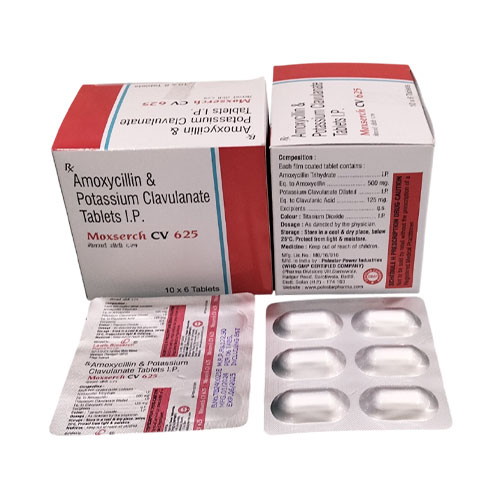 MOXSERCH-CV 625 TABLETS