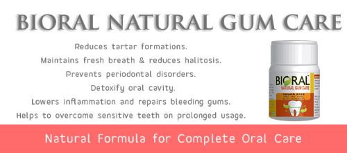 Bioral Natural Gum Care Tablets