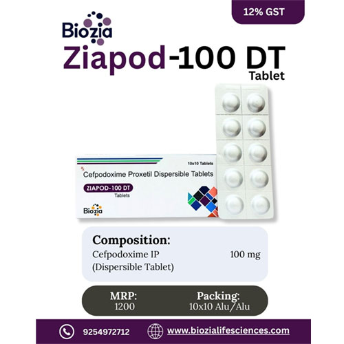  Ziapod-100 DT Tablets