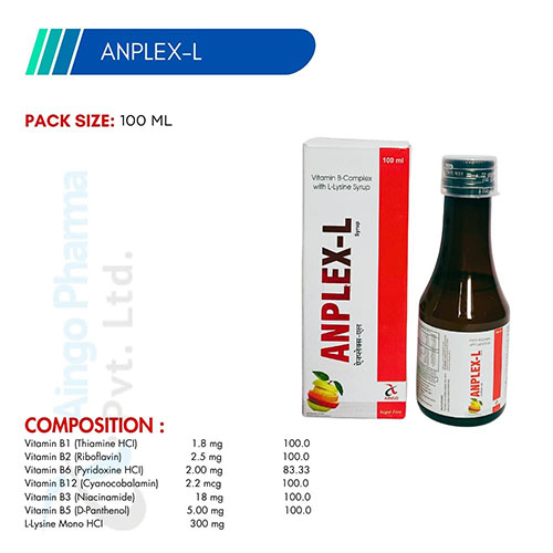 ANPLEX-L SYRUP (100ml Pet)