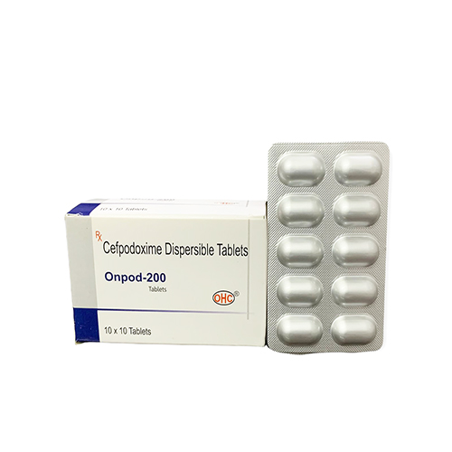 Cefpodoxime Proxetil Dispersible Tablets IP 200mg
