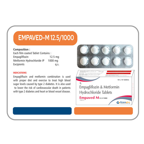EMPAVED M-12.5 /1000 TABLETS