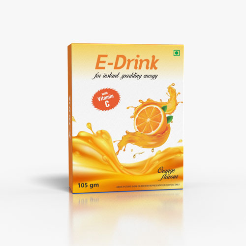 E-Drink Energy Drink (Vitamin C Rich Orange Flavour)