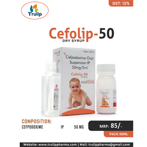 CEFOLIP-50 DRY SYRUP