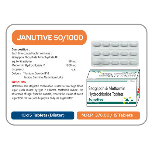 JANUTIVE-50/1000 TABLETS