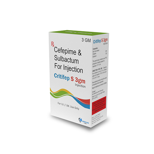 Cefepime 2GM + Sulbactam 1GM Injections