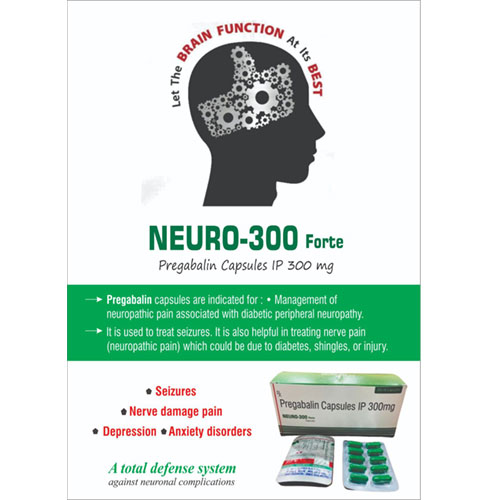 Pregabalin 300mg Capsules IP