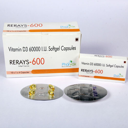 RERAYS-600 SOFTGEL CAPSULES