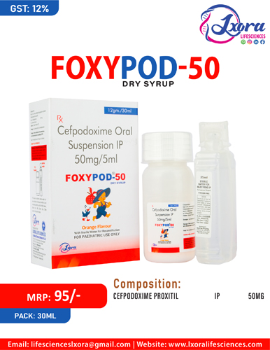 FOXYPOD-50 Dry Syrup 