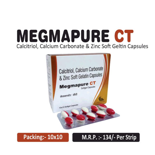 Calcitriol BP 0.25mcg + Calcium Carbonate IP 500mg Softgel Capsules