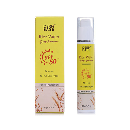 DERM-EASE Rice Water Dewy Sunscreen SPF 50