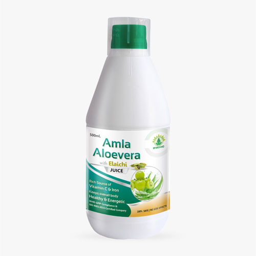 Amla-Aloevera Elaichi Juice