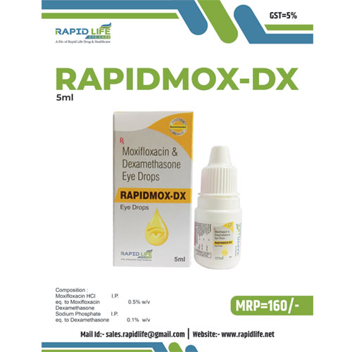 Moxifloxacin + Dexamethasone Eye Drops
