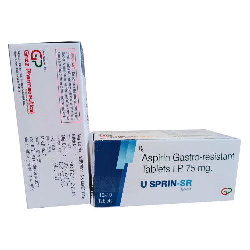 Aspirin Gastro-resistant 75mg Tablets
