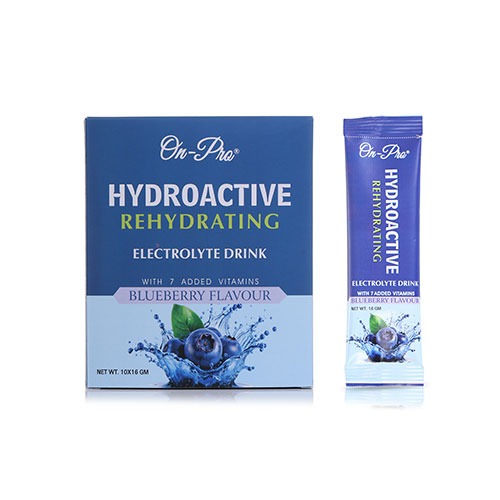 On-Pro Hydroactive Rehydrating Electrolyte Drink Blueberry Flavour