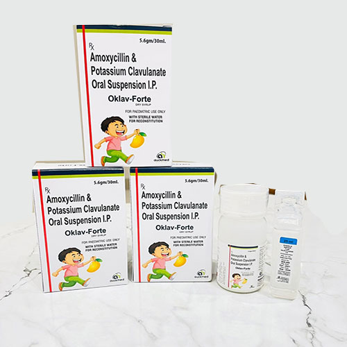 Amoxycillin 400mg + Clavulanic Acid 57mg Dry SYRUP WITH WATER
