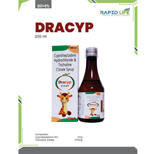 TRICHOLINE CITRATE CYPROHEPTADINE SYRUP