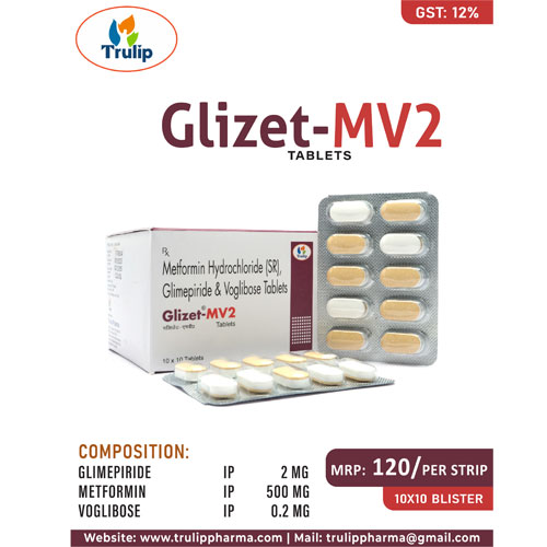 GLIZET-MV 2 Tablets