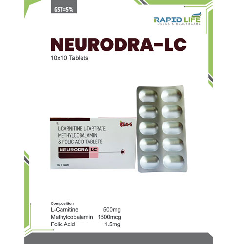 L-Carnitine + L-Tartrate + Methylcobalamin + Folic Acid Tablets