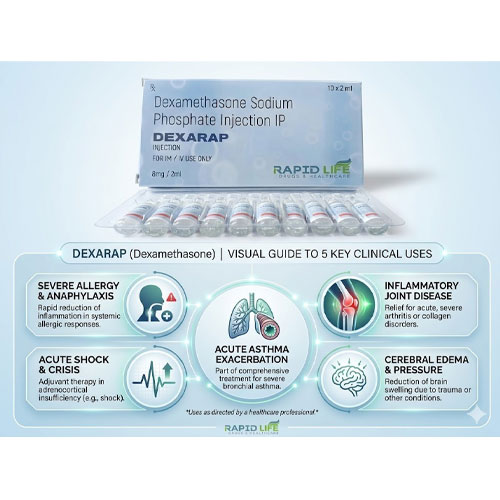 Dexamethasone Sodium Phosphate Injection IP 8mg / 2ml