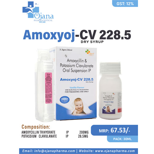 Amoxyoj-cv 228.5 Dry Syrup