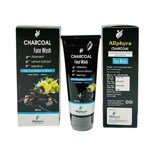 ALLPHYRA CHARCOAL FACE WASH