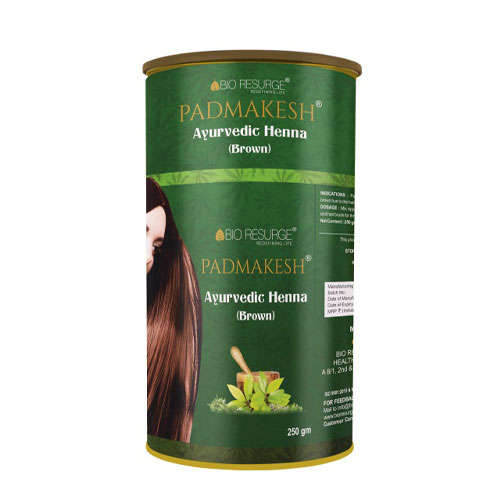 BIO RESURGE LIFE Ayurvedic Henna Natural Hair Colours (Brown)