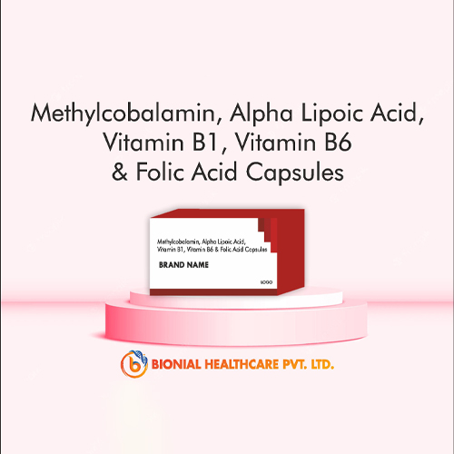 Mecobalamin 1500mcg+ Alpha Lipoic Acid 100mg +Vitamin B1 10mcg + Vitamin B6 3mg+ Folic Acid  Capsule