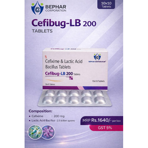 CEFIBUG-LB 200 TABLETS