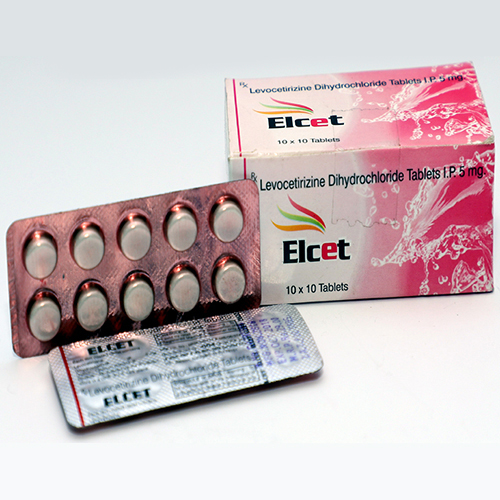 Levocetirizine Dihydrochloride I.P. 5 mg (Pink) Tablets
