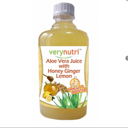Aloe Vera Juice With Honey, Lemon, Ginger
