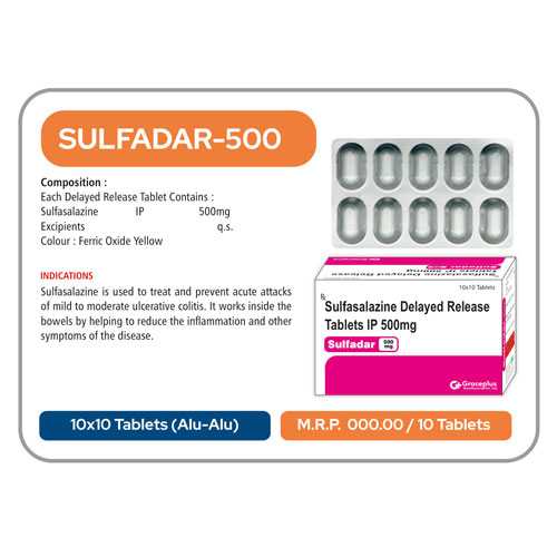 SULFADAR-500 TABLETS