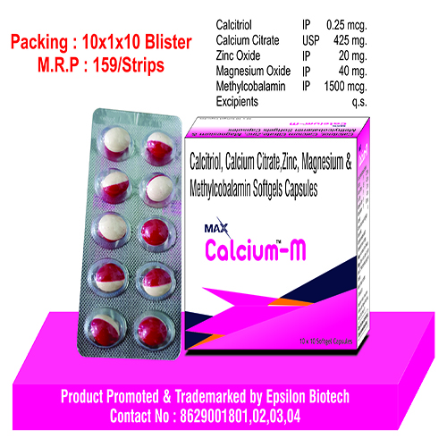 MAX-CALCIUM-M Softgel Capsules