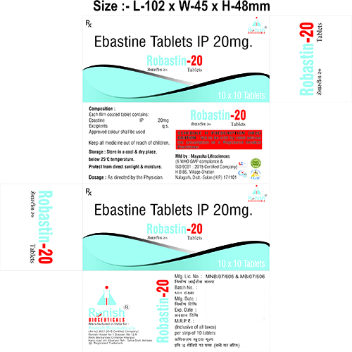 ROBASTIN-20 Tablets