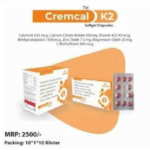 Cremcal-K2 Softgel Capsules